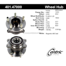 Centric Parts 401.47000 Axle Bearing and Hub Assembly 1
