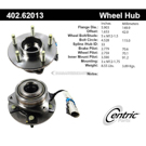 Centric Parts 402.62013 Axle Bearing and Hub Assembly 1