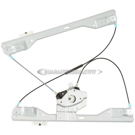 2017 Ford F-450 Super Duty Window Regulator Only 2