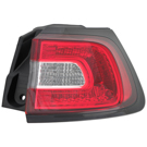 BuyAutoParts Tail Light Assembly 16-12501AN