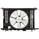 2009 Toyota Corolla Cooling Fan Assembly 1