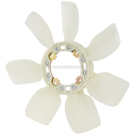 2000 Toyota 4Runner Cooling Fan Assembly 1