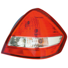 2009 Nissan Versa Tail Light Assembly Pair 2