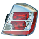 2007 Nissan Sentra Tail Light Assembly Pair 3