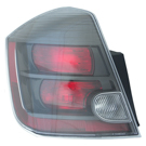 2012 Nissan Sentra Tail Light Assembly Pair 3
