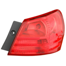 2014 Nissan Rogue Select Tail Light Assembly 1