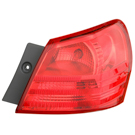 2015 Nissan Rogue Select Tail Light Assembly Pair 2