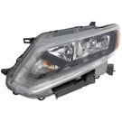 2014 Nissan Rogue Select Headlight Assembly Pair 2