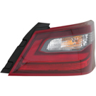BuyAutoParts 2017 Nissan Altima Tail Light Assembly 16-12272AN