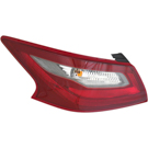 2018 Nissan Altima Tail Light Assembly Pair 3