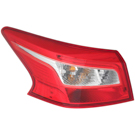 BuyAutoParts 2017 Nissan Sentra Tail Light Assembly 16-12618AN