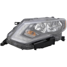 2017 Nissan Rogue Headlight Assembly Pair 3