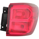 2017 Nissan Pathfinder Tail Light Assembly Pair 2
