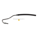 1966 Jaguar Mark X Power Steering Return Line Hose Assembly 1