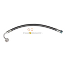 1990 Dodge Colt Power Steering Pressure Line Hose Assembly 1