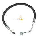 1990 Volvo 740 Power Steering Pressure Line Hose Assembly 1