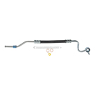 2000 Lexus SC400 Power Steering Pressure Line Hose Assembly 1