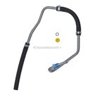 2004 Chrysler Pacifica Power Steering Return Line Hose Assembly 1