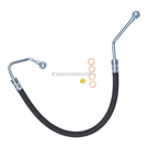 1995 Bmw 525 Power Steering Pressure Line Hose Assembly 1