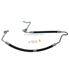 2007 Land Rover LR3 Power Steering Pressure Line Hose Assembly 1