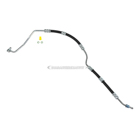 2012 Dodge Challenger Power Steering Pressure Line Hose Assembly 1