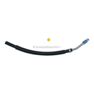 2000 Isuzu Trooper Power Steering Return Line Hose Assembly 1