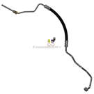 2009 Bmw 535i Power Steering Pressure Line Hose Assembly 1