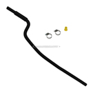 2003 Acura CL Power Steering Return Line Hose Assembly 1
