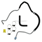 2007 Ford F-450 Super Duty Power Steering Return Line Hose Assembly 1