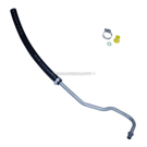 2013 Cadillac CTS Power Steering Return Line Hose Assembly 1