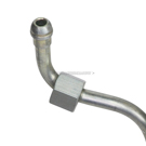 1987 Mercedes Benz 300D Power Steering Pressure Line Hose Assembly 2
