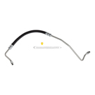 1976 Jeep CJ Models Power Steering Pressure Line Hose Assembly 1