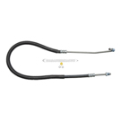 1983 Volkswagen Jetta Power Steering Pressure Line Hose Assembly 1