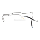 1987 Toyota Corolla Power Steering Pressure Line Hose Assembly 1
