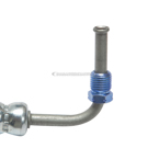 1989 Nissan D21 Power Steering Pressure Line Hose Assembly 3