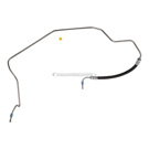 1987 Chrysler Conquest Power Steering Pressure Line Hose Assembly 1