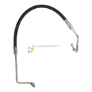1990 Jeep Wrangler Power Steering Pressure Line Hose Assembly 1