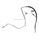 1987 Ford Taurus Power Steering Pressure Line Hose Assembly 1