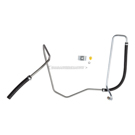 1987 Ford Taurus Power Steering Return Line Hose Assembly 1