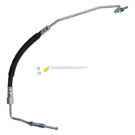 1988 Buick Century Power Steering Pressure Line Hose Assembly 1