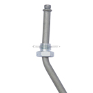 1987 Hyundai Excel Power Steering Pressure Line Hose Assembly 3