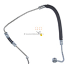 1987 Hyundai Excel Power Steering Pressure Line Hose Assembly 1