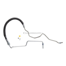 1991 Cadillac Deville Power Steering Pressure Line Hose Assembly 1