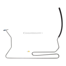 1994 Chevrolet Impala Power Steering Return Line Hose Assembly 1