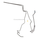 1990 Buick Regal Power Steering Return Line Hose Assembly 1