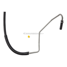 1994 Gmc Yukon Power Steering Return Line Hose Assembly 1
