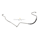 1976 Lincoln Continental Power Steering Pressure Line Hose Assembly 1