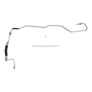 1986 Nissan Stanza Power Steering Pressure Line Hose Assembly 1