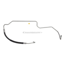 1983 Dodge Ram 50 Power Steering Pressure Line Hose Assembly 1