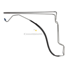 1994 Buick Century Power Steering Return Line Hose Assembly 1
